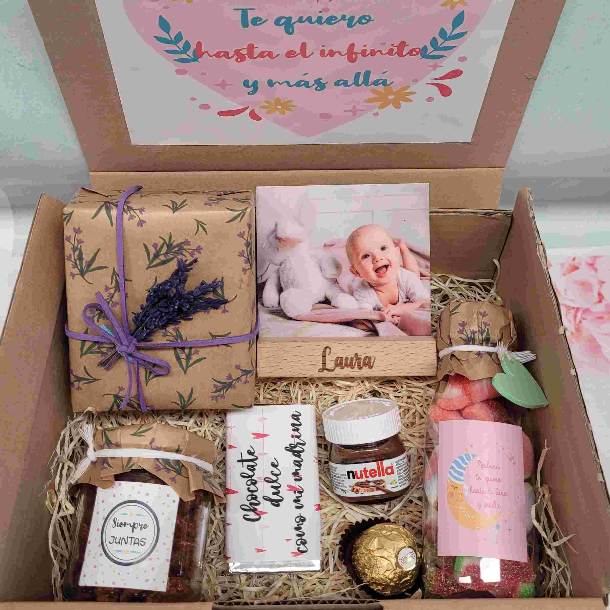 Caja personalizada regalo madrina – Las Cosas de Gina